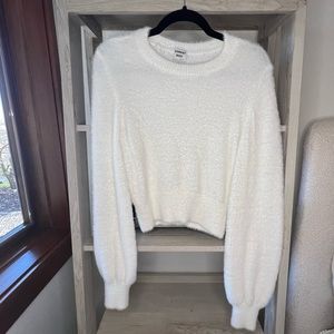 Sunday Best White Cropped Top